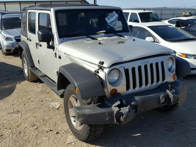 1J4GA39197L123016 - 2007 JEEP WRANGLER X SILVER photo 4