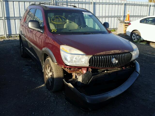 3G5DA03E24S502245 - 2004 BUICK RENDEZVOUS MAROON photo 1