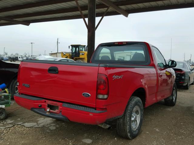 1FTZF17261NB63887 - 2001 FORD F150 RED photo 4