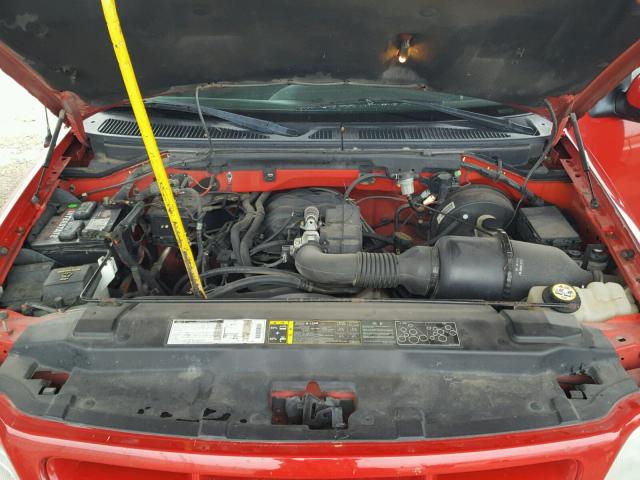 1FTZF17261NB63887 - 2001 FORD F150 RED photo 7