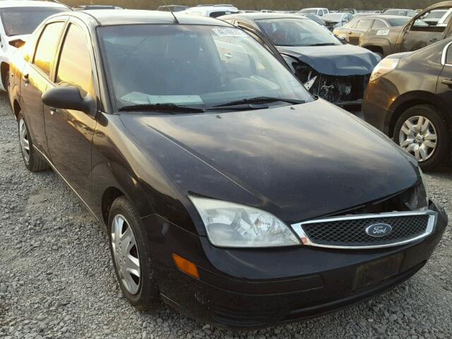 1FAFP34N07W298544 - 2007 FORD FOCUS ZX4 BLACK photo 1