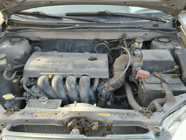 2T1BR32E24C790647 - 2004 TOYOTA COROLLA CE GRAY photo 7