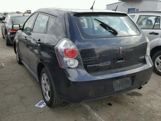 5Y2SP6E08AZ409389 - 2010 PONTIAC VIBE BLACK photo 3