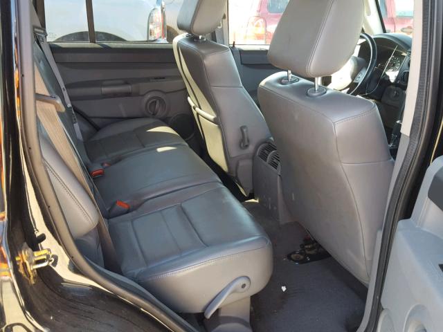 1J8HG48N96C366951 - 2006 JEEP COMMANDER შავი ფოტო 6