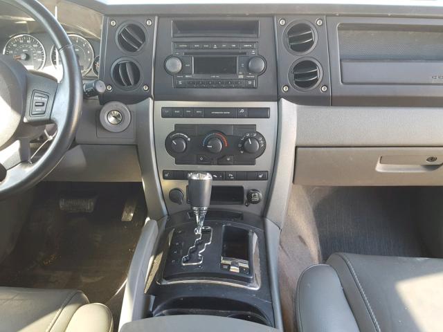 1J8HG48N96C366951 - 2006 JEEP COMMANDER შავი ფოტო 9