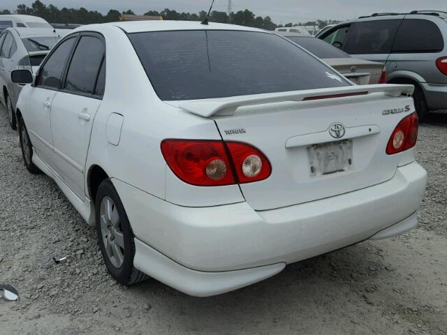 1NXBR32E67Z900716 - 2007 TOYOTA COROLLA CE WHITE photo 3