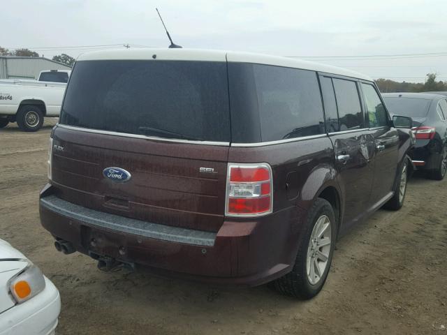 2FMDK52C79BA75303 - 2009 FORD FLEX SEL BROWN photo 4