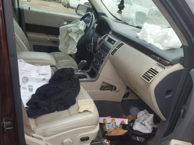 2FMDK52C79BA75303 - 2009 FORD FLEX SEL ყავისფერი ფოტო 5