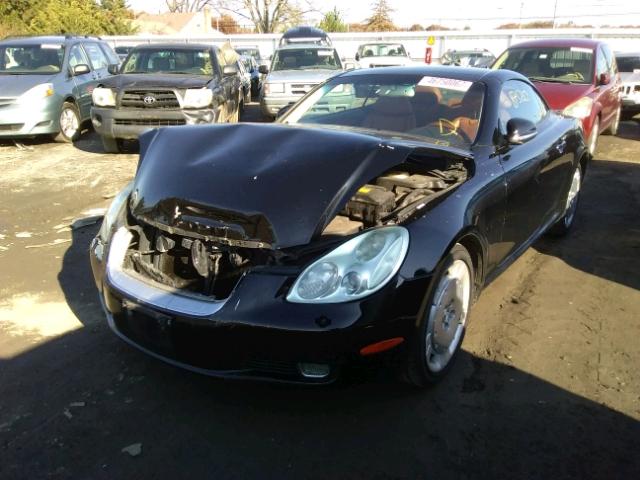 JTHFN48Y520002339 - 2002 LEXUS SC 430 BLACK photo 2