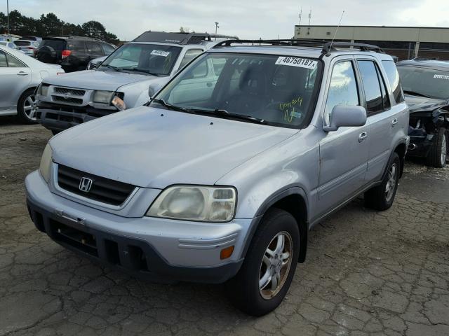 JHLRD18791C004716 - 2001 HONDA CR-V SE SILVER photo 2