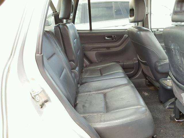 JHLRD18791C004716 - 2001 HONDA CR-V SE SILVER photo 6