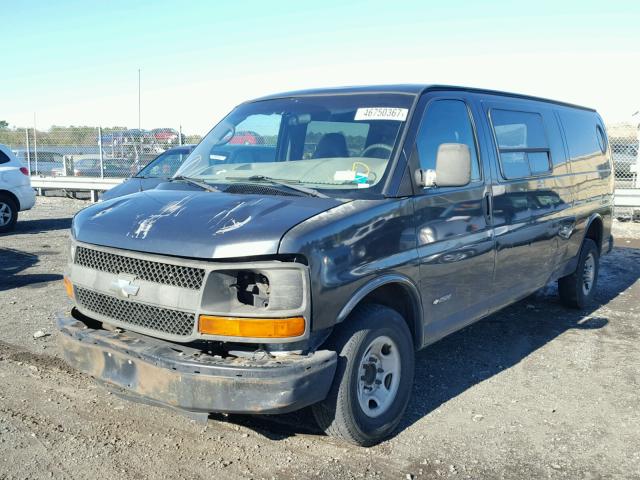 1GCGG29VX41227717 - 2004 CHEVROLET EXPRESS G2 GRAY photo 2