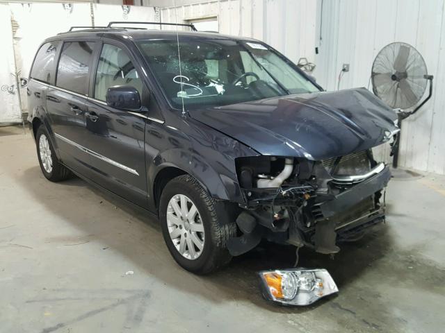 2C4RC1BG1ER329902 - 2014 CHRYSLER TOWN & COU BLUE photo 1