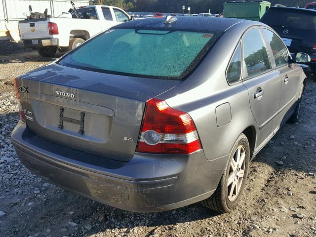 YV1MS382272313529 - 2007 VOLVO S40 2.4I GRAY photo 4