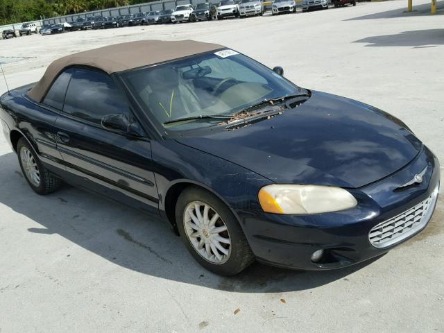 1C3EL55U51N598455 - 2001 CHRYSLER SEBRING BLACK photo 1