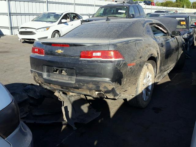 2G1FA1E34E9169069 - 2014 CHEVROLET CAMARO LS GRAY photo 4