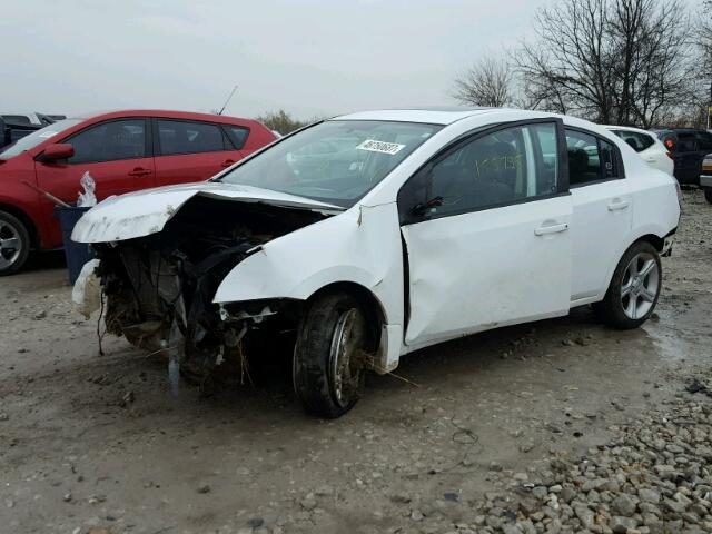 3N1AB61E98L733497 - 2008 NISSAN SENTRA 2.0 WHITE photo 2