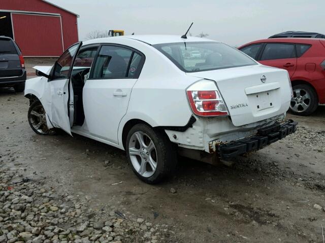 3N1AB61E98L733497 - 2008 NISSAN SENTRA 2.0 WHITE photo 3