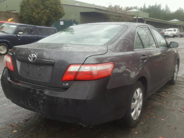 4T1BE46K07U093076 - 2007 TOYOTA CAMRY NEW GRAY photo 4