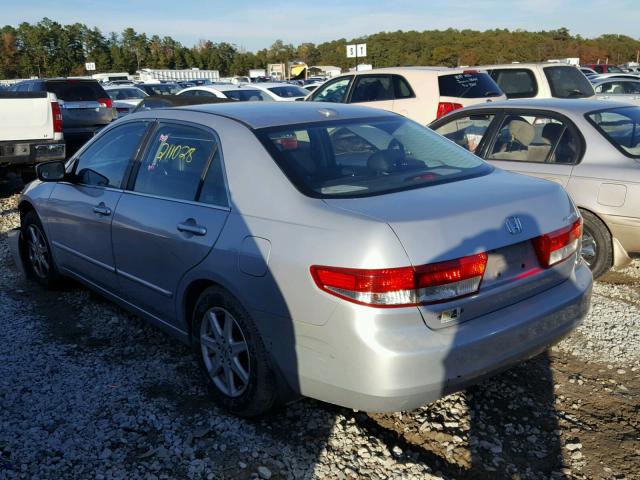 1HGCM66504A040958 - 2004 HONDA ACCORD EX GRAY photo 3