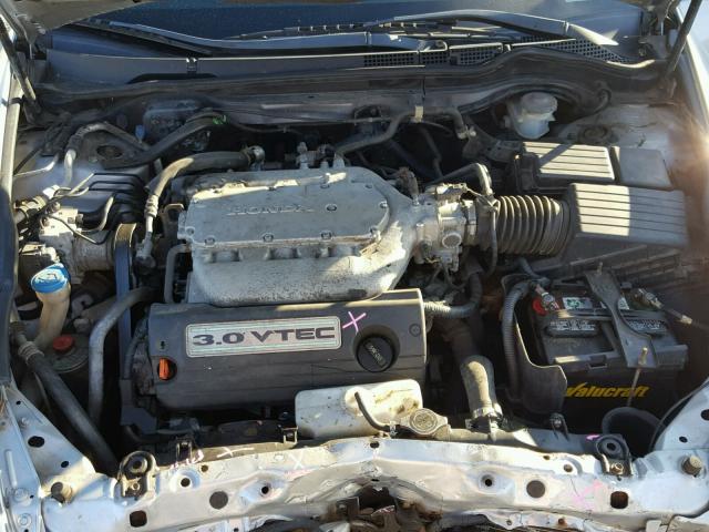 1HGCM66504A040958 - 2004 HONDA ACCORD EX GRAY photo 7