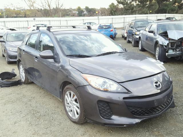 JM1BL1M84C1654410 - 2012 MAZDA 3 I GRAY photo 1