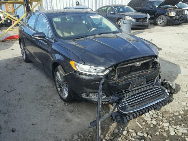 3FA6P0H98DR335379 - 2013 FORD FUSION SE BLACK photo 1