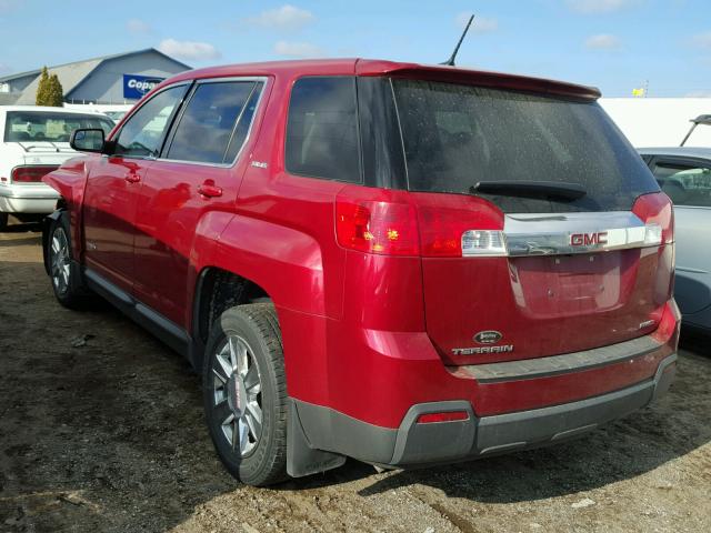 2GKFLREK0D6246127 - 2013 GMC TERRAIN SL BURGUNDY photo 3