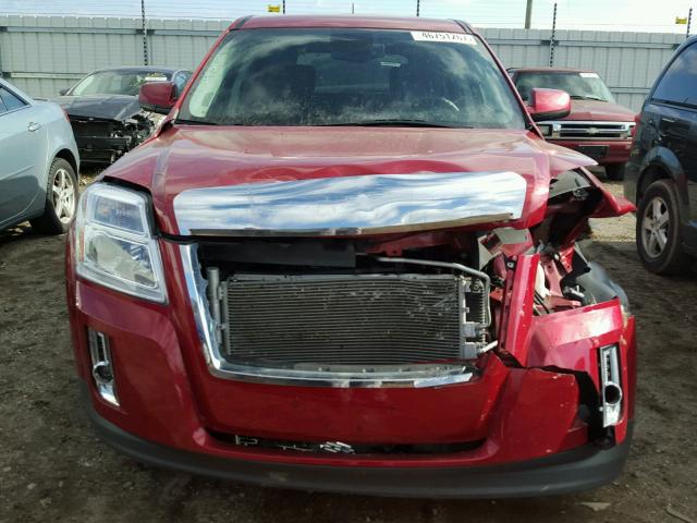 2GKFLREK0D6246127 - 2013 GMC TERRAIN SL BURGUNDY photo 9