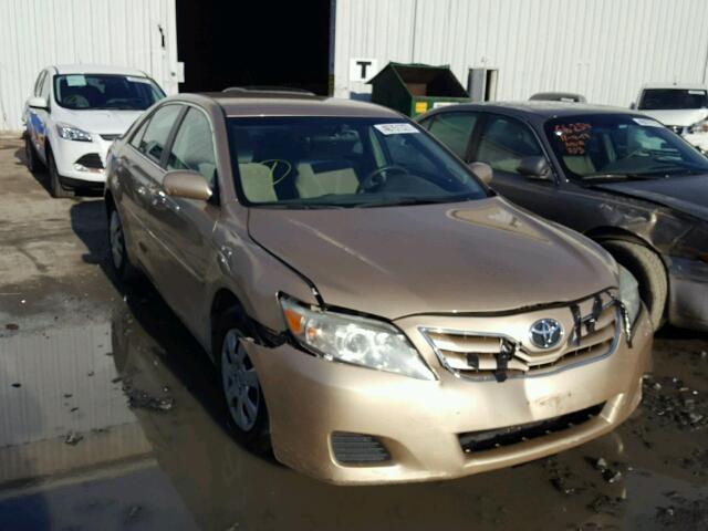 4T1BF3EK5AU112785 - 2010 TOYOTA CAMRY BASE GOLD photo 1