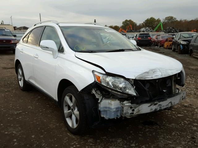 2T2BK1BAXAC054374 - 2010 LEXUS RX 350 WHITE photo 1