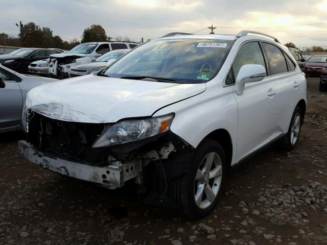 2T2BK1BAXAC054374 - 2010 LEXUS RX 350 WHITE photo 2