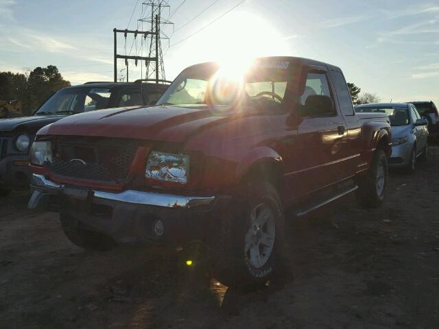 1FTZR45E83PB19192 - 2003 FORD RANGER SUP RED photo 2