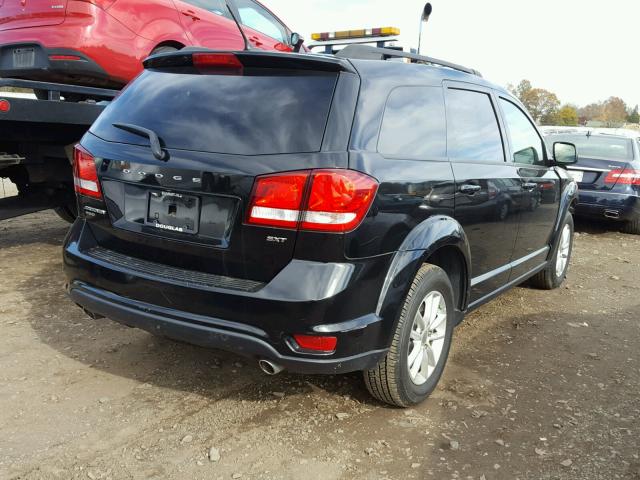 3C4PDDBG1ET297469 - 2014 DODGE JOURNEY SX BLACK photo 4