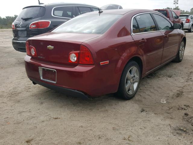 1G1ZC5E18BF304506 - 2011 CHEVROLET MALIBU 1LT RED photo 4