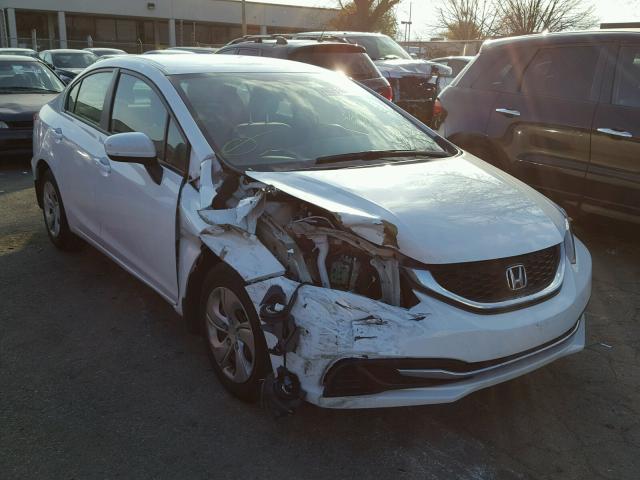 2HGFB2F50FH505688 - 2015 HONDA CIVIC LX WHITE photo 1