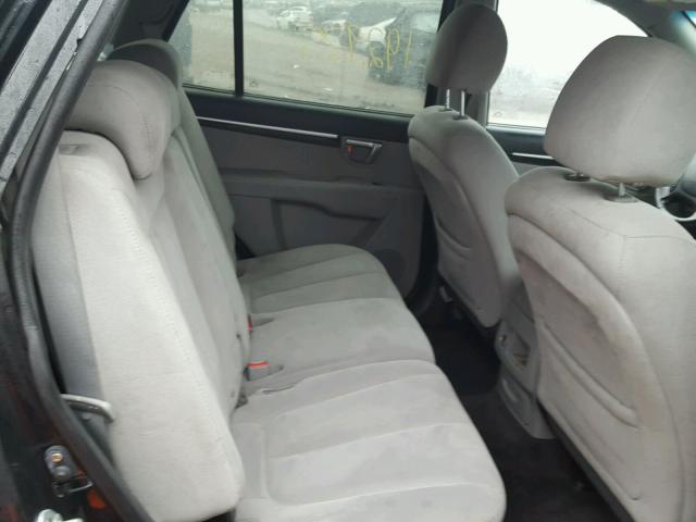 5NMSH13E88H192018 - 2008 HYUNDAI SANTA FE S 黑色 照片 6