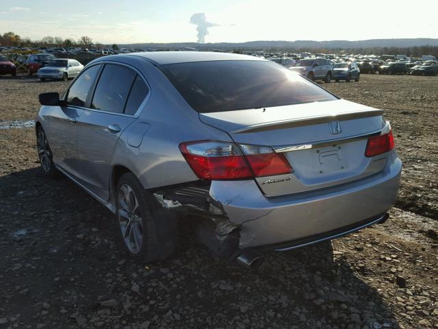 1HGCR2F5XDA111853 - 2013 HONDA ACCORD SPO SILVER photo 3