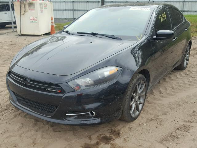 1C3CDFBAXDD335036 - 2013 DODGE DART SXT BLACK photo 2