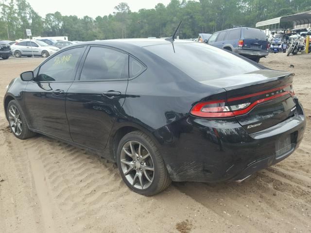 1C3CDFBAXDD335036 - 2013 DODGE DART SXT BLACK photo 3