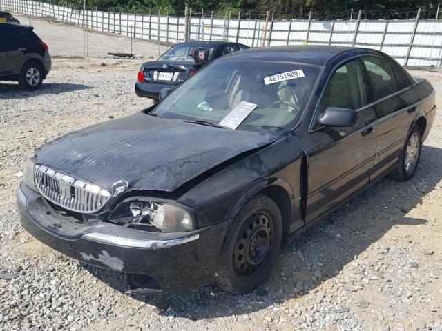 1LNHM86S14Y673283 - 2004 LINCOLN LS BLACK photo 2
