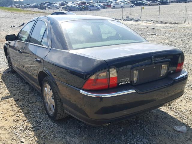 1LNHM86S14Y673283 - 2004 LINCOLN LS BLACK photo 3