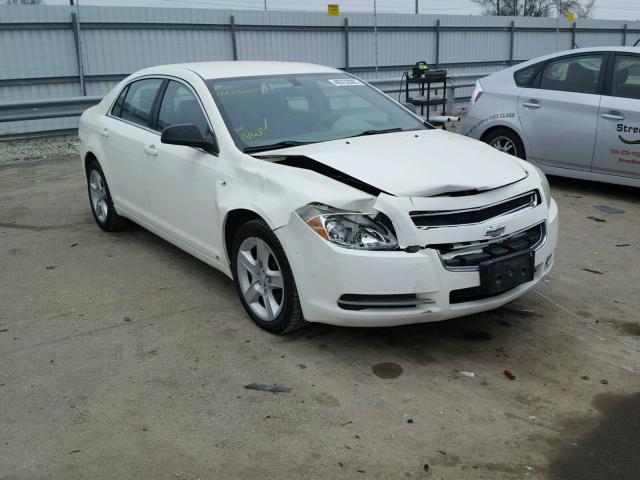 1G1ZG57N38F197930 - 2008 CHEVROLET MALIBU LS თეთრი ფოტო 1