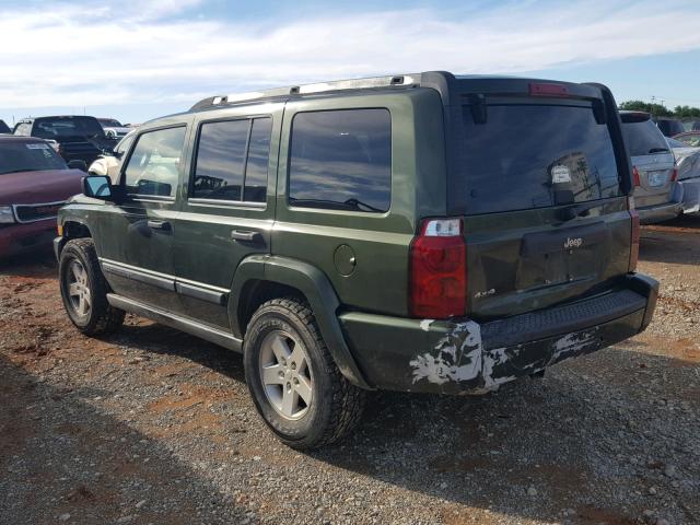 1J8HG48K26C297350 - 2006 JEEP COMMANDER Yaşıl foto 3