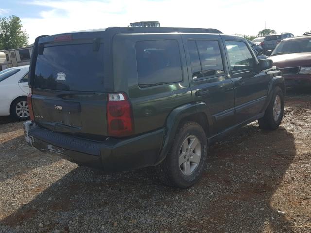 1J8HG48K26C297350 - 2006 JEEP COMMANDER Yaşıl foto 4