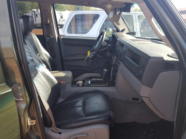 1J8HG48K26C297350 - 2006 JEEP COMMANDER Yaşıl foto 5