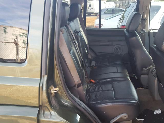 1J8HG48K26C297350 - 2006 JEEP COMMANDER Yaşıl foto 6