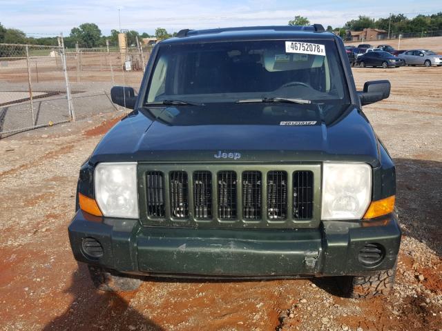 1J8HG48K26C297350 - 2006 JEEP COMMANDER Yaşıl foto 9
