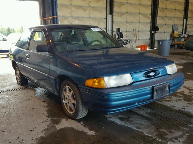 1FASP11J0TW176863 - 1996 FORD ESCORT LX TURQUOISE photo 1