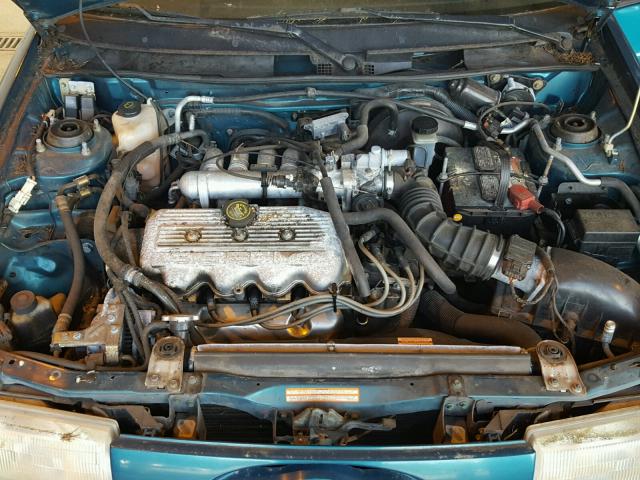 1FASP11J0TW176863 - 1996 FORD ESCORT LX TURQUOISE photo 7